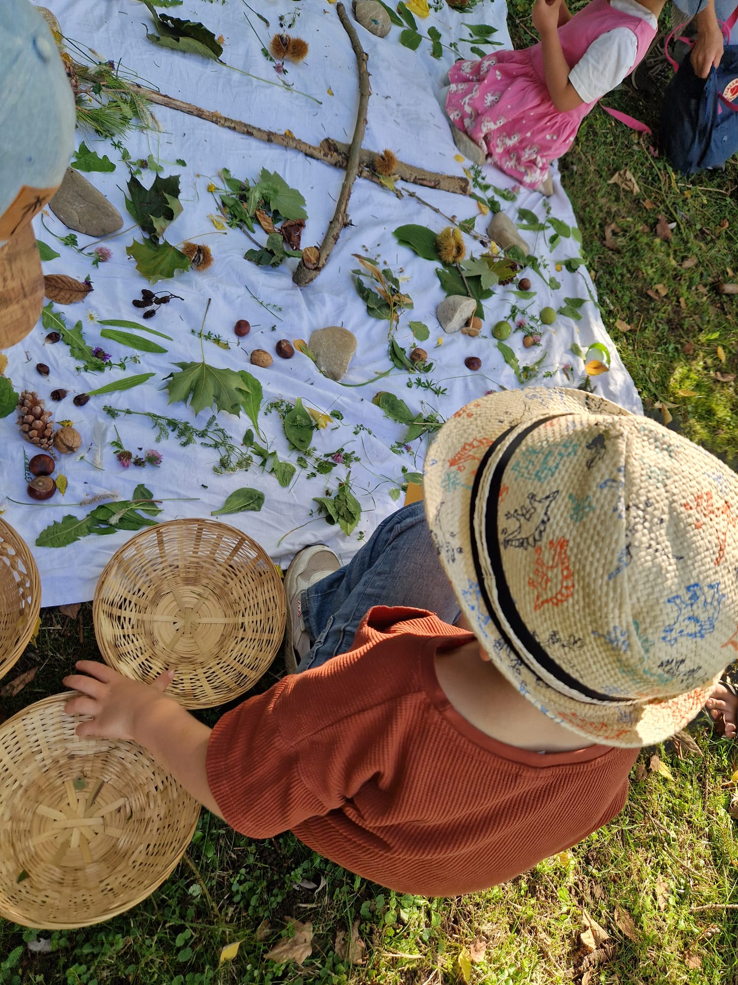 david mit kräuterkorb